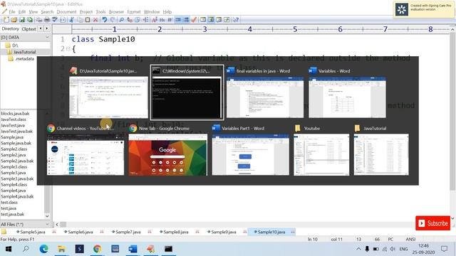 Final Keyword with the Re-initialization concepts смотреть онлайн