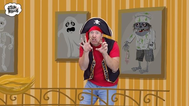 New Halloween Haunted House Spooky Party for Kids from Steve and Maggie | Wow English TV смотреть онлайн
