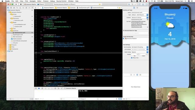 How to build a weather app for iOS in Swift 4 Part 3 смотреть онлайн