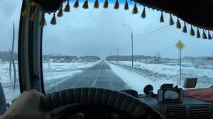 В гололед на пустой Фуре, в подъем. Как подняться если в гору если скользко.