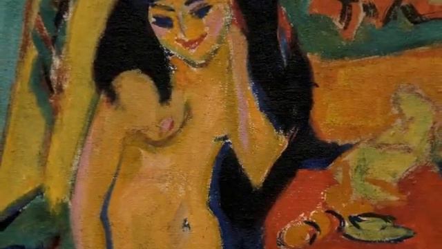Nacktes Mädchen hinter Vorhang (Fränzi) von Ernst Ludwig Kirchner Official Video von Günter Frei смотреть онлайн