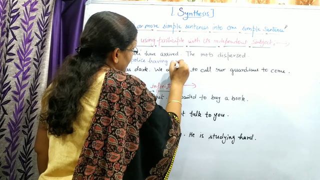 Synthesis | Join two simple sentences into one simple sentence | 6 Rules+6 Tricks | English Grammar смотреть онлайн