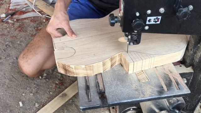 Build guitar sg Body Part 1 смотреть онлайн