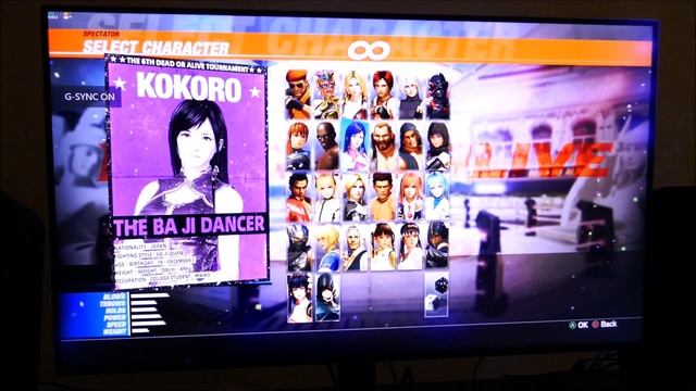 Dead Or Alive 6 with G-Sync and HDR смотреть онлайн