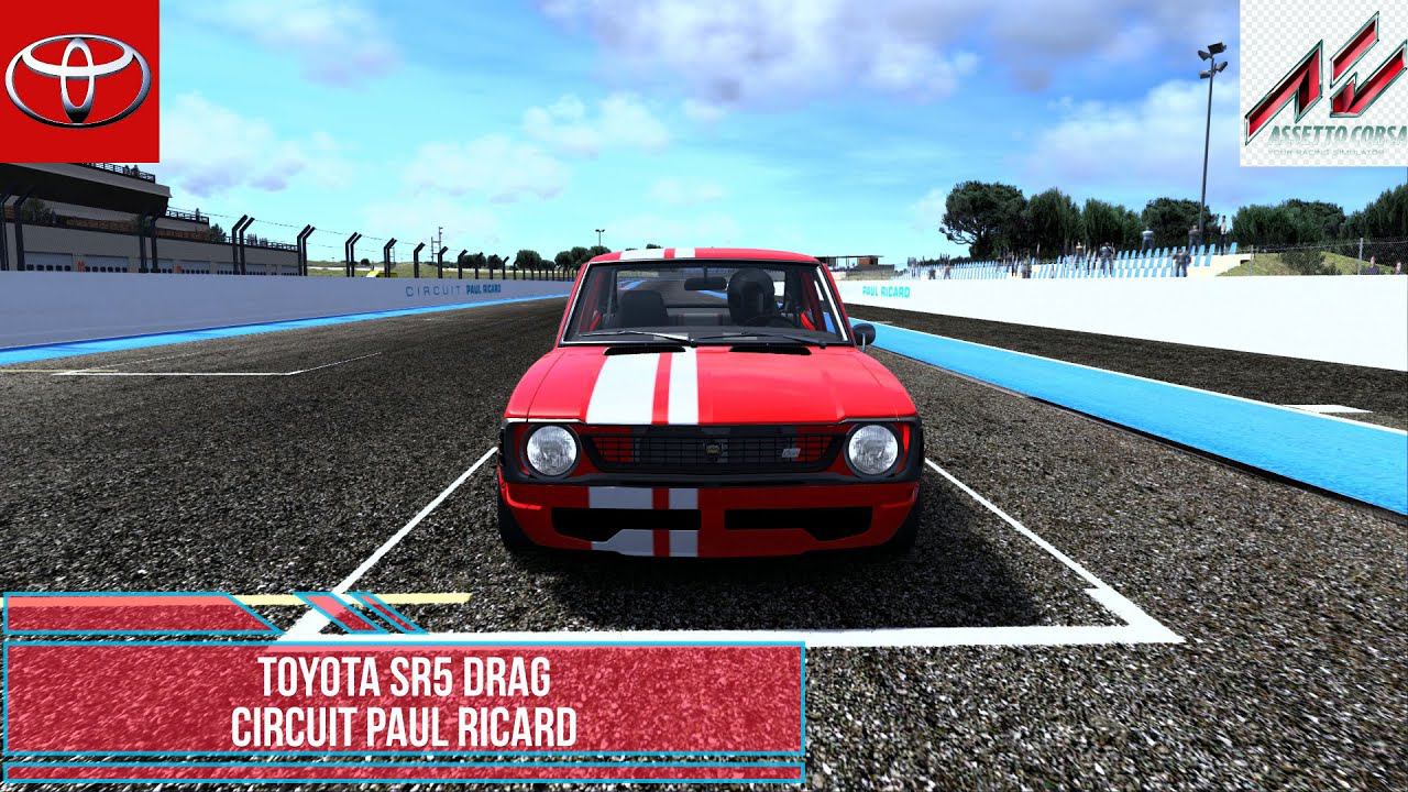 Toyota SR 5 Drag - Circuit Paul Ricard | Assetto Corsa. смотреть онлайн