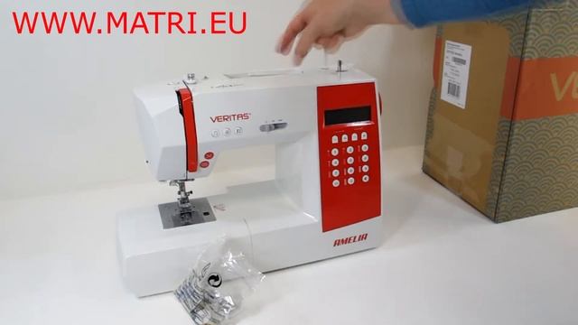 Veritas Amelia sewing machine what is in the box смотреть онлайн