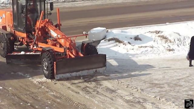 Работа грейдера ГС-14.02 смотреть онлайн