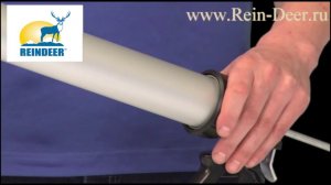 Применение пистолета для герметика в тубах и колбасах 600 мл