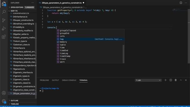 OOP TypeScript #27: Type Parameters di Generic Constraint - Bahasa Indonesia смотреть онлайн