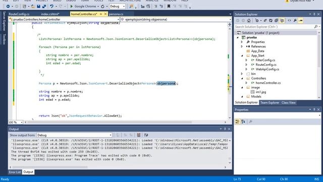 C# & javascript | Get JSON (simple and complex) in C# смотреть онлайн