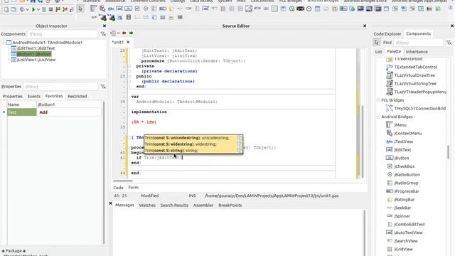 Build your Android app FAST with Lazarus+LAMW смотреть онлайн
