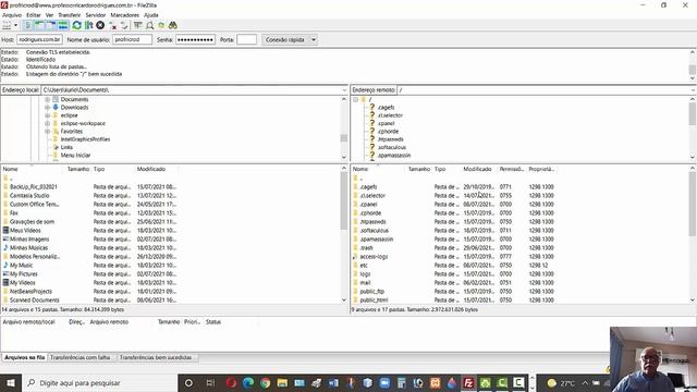 Utilizando o FileZilla para Transferência de Arquivos via FTP смотреть онлайн