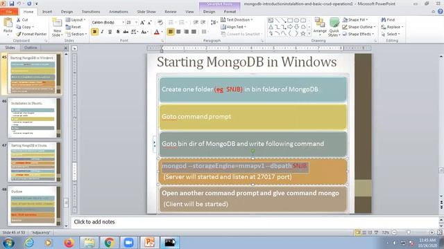How to install MongoDB in windows 32 bit Processor смотреть онлайн