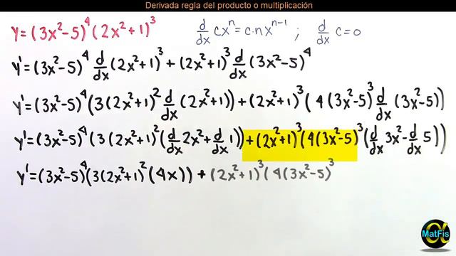 ▶️ Derivada de un Producto o Multiplicación | Video 5 смотреть онлайн