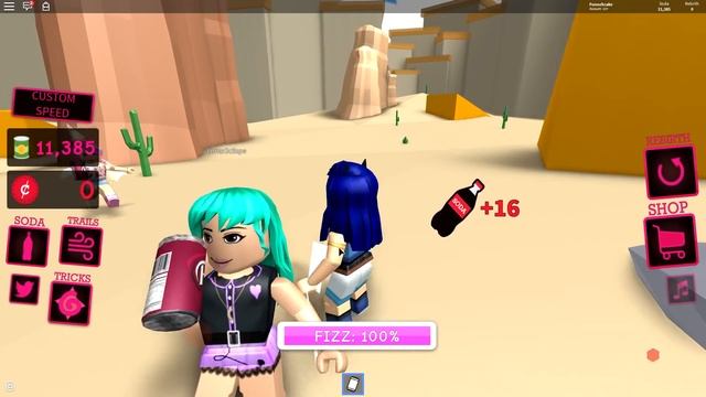 WE BEAT THE WORLD RECORD!! ROBLOX SODA DRINKING SIMULATOR! смотреть онлайн