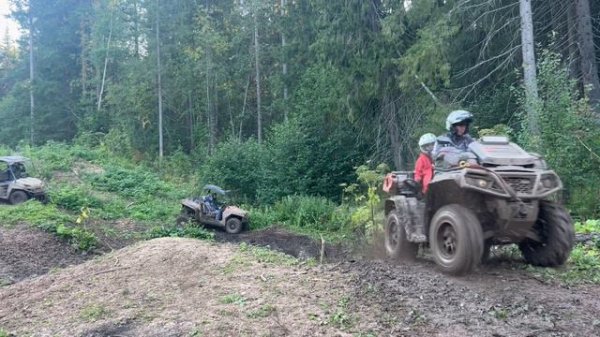 Пермь на квадроциклах ATV AODES BRP YAMAHA STELS POLARIS CF offroad mud #запрудклуб #atv59