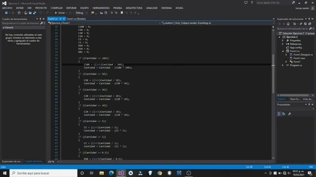 Ejercicios en Windows forms en visual studio c# смотреть онлайн