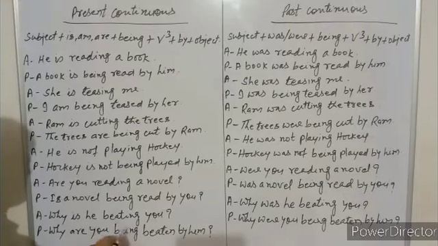 Active & Passive Voice Part-2||Present & Past Continuous||Defence,CHSL And Also for School Students смотреть онлайн