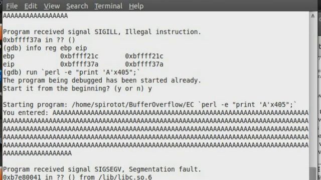 Simple Stack-Based Buffer Overflow Exploitation Tutorial - Ubuntu 10.10 смотреть онлайн
