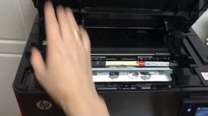 Как вытащить застрявший картридж принтер Color LaserJet Pro MFP M177fw