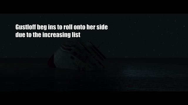 Wilhelm Gustloff Real Time Sinking 4k