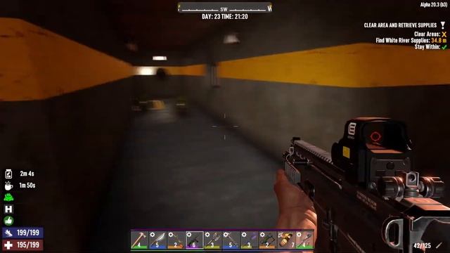 7 Days to die with the fallout mod: The Wasteland. смотреть онлайн