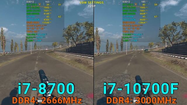 Warzone: i7-8700 4.3Ghz (Ram 2666Mhz) vs i7-10700F 4.6Ghz (Ram 3000Mhz) смотреть онлайн