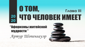 О ТОМ ЧТО ЧЕЛОВЕК ИМЕЕТ | Артур Шопенгауэр