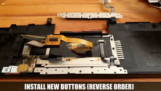 Replace Lower Touchpad Buttons & Palmrest On ThinkPad T430
