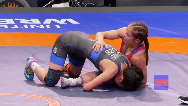 Women's Wrestling 50kg - Nice Fast Superiority Victory смотреть онлайн