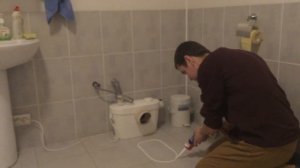Как установить унитаз на тёплый пол.