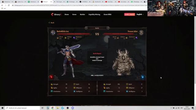 GAME CYBERDRAGON BINARYX (PLAY TO EARN) - ADVENTURE(CRYSTAL) Twilight Forest LV 2 (ADVENTURE#5) смотреть онлайн