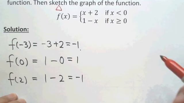 1.1.4 Sketch Piecewise Function смотреть онлайн