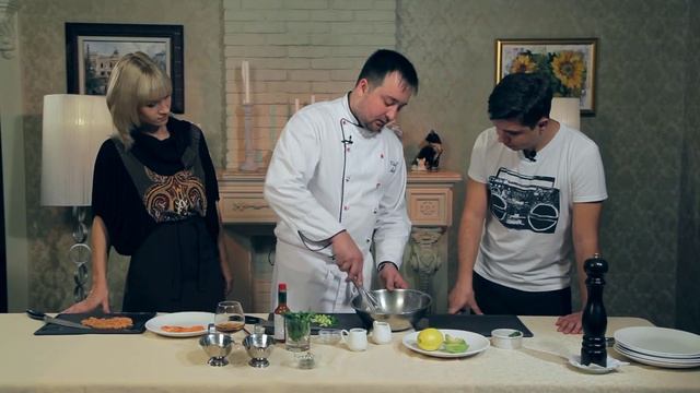 Кулинары - тартар из лосося смотреть онлайн