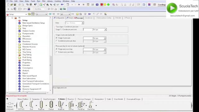 ASPEN PLUS Tutorial: ABSORPTION (by ScuolaTech) смотреть онлайн