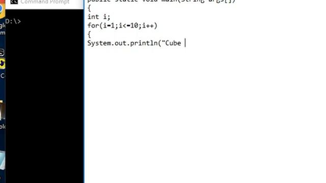 Java Program to Print Cube of 1 to 10 Number Series смотреть онлайн