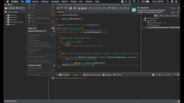 Tomcat Install Mac OS || Eclipse смотреть онлайн