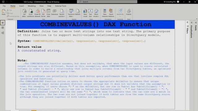 How to make a relationship with multiple columns? | COMBINEVALUES () DAX | DAX Tutorial |DAX Sunday смотреть онлайн
