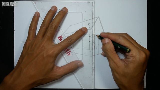 [ Architectural ] How To Draw an Easy House in 2 Point Perspective: For Beginner смотреть онлайн