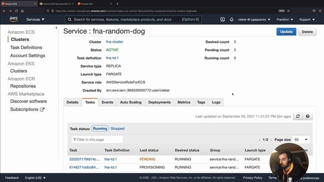 Tutorial - AWS ECS Fargate: Finalizando a configuração do cluster do ECS e acessando a aplicação смотреть онлайн