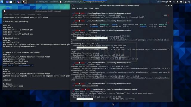 Mobile Security Framework (MobSF) Installation on Kali Linux смотреть онлайн