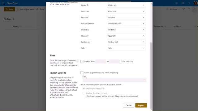 Excel Import App for SharePoint Online смотреть онлайн