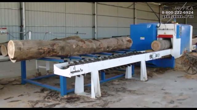 Дисковый двухвальный брусующий станок производства китай, видео в работе смотреть онлайн