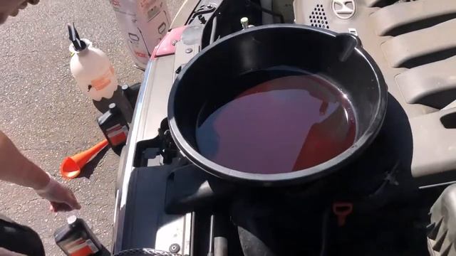 Ремонт авто Как промыть АКПП замена жидкости в автомате Hyundai Elantra 2001 USA Raleigh NC смотреть онлайн