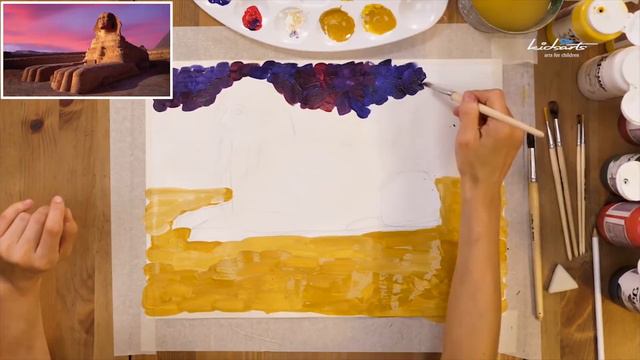Kidsarts. Рисование для детей. Курс «История искусств». Древний Египет. Сфинкс смотреть онлайн