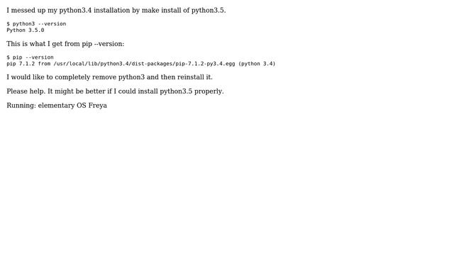 Unix & Linux: How to reinstall python? смотреть онлайн