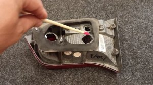 Фонарь задний левый в крышку багажника KIA RIO 3 до рестайлинг.