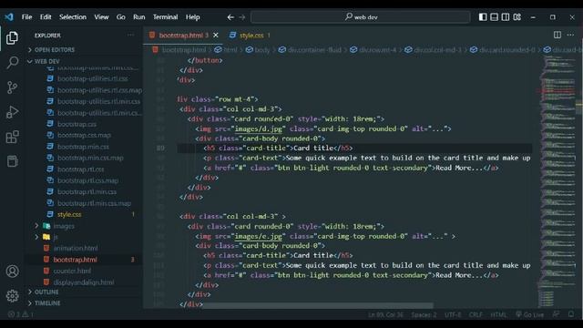 Custom style in Bootstrap 5 | lec 36 | web development tutorial | html,css,js | @thecodecollege смотреть онлайн