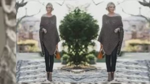 ?Стильное Вязание Крючком - Пончо - Накидка Крючком