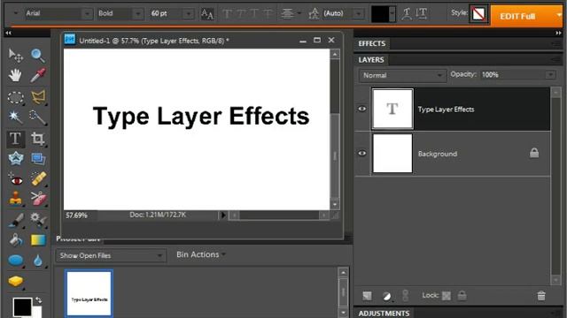 Photoshop Elements 9.0 Tutorial Simplifying & Applying Effects to Layers Adobe Training Lesson 11.6 смотреть онлайн